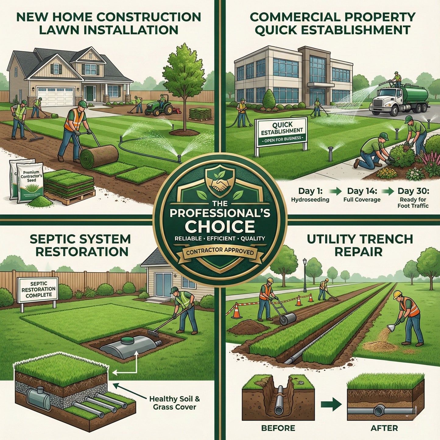 Wicked Tuff Turf Elite Fescue Blend Seed