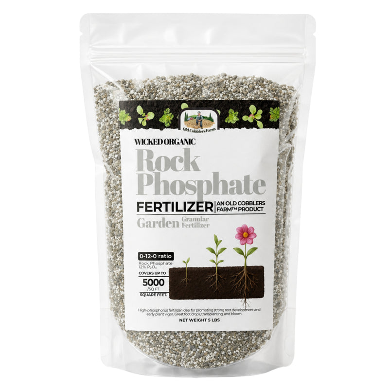 Wicked Organics 0-12-0 Rock Phosphate Fertilizer - Old Cobblers Farm
