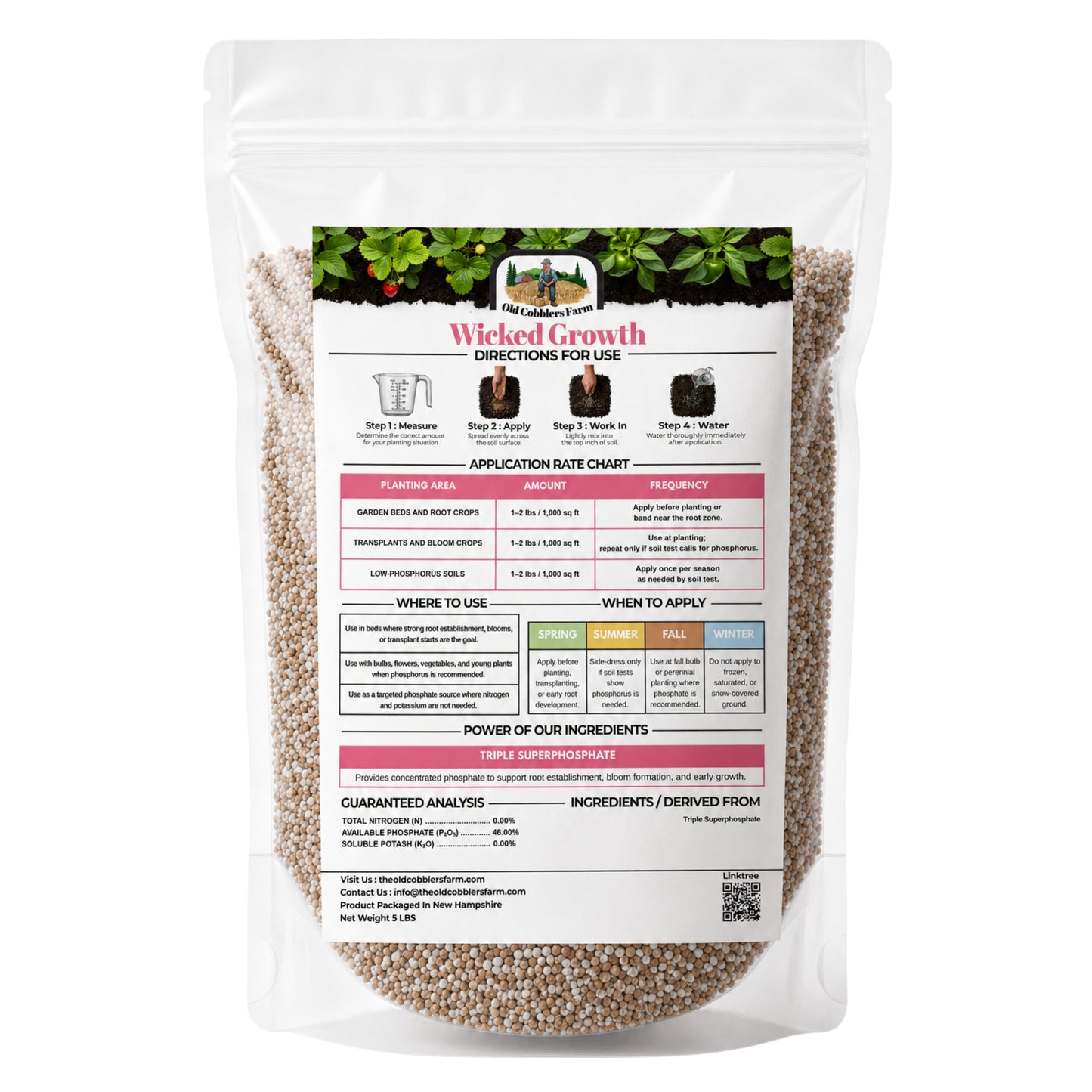 Wicked Growth 0-46-0 Fertilizer
