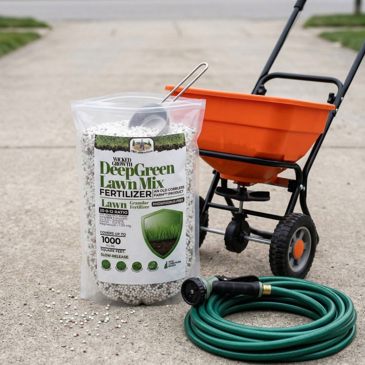 Wicked Growth Deep Green Lawn Mix 20-0-12 Fertilizer