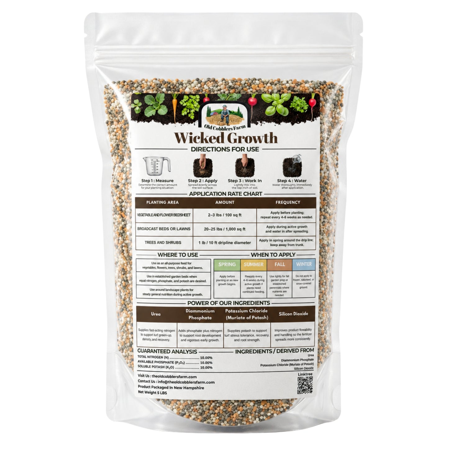 Wicked Growth 10-10-10 Fertilizer