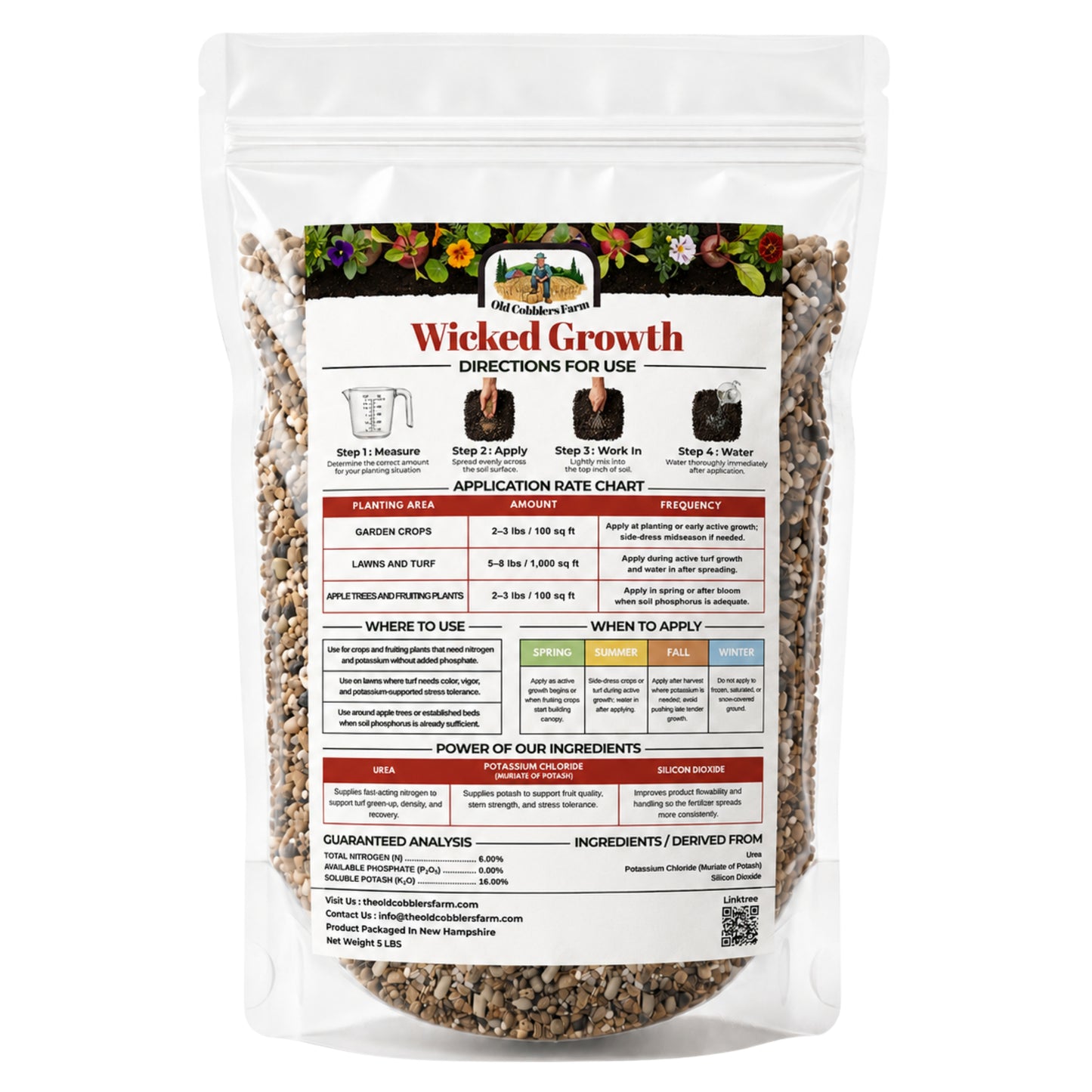Wicked Growth 8-0-16 Fertilizer