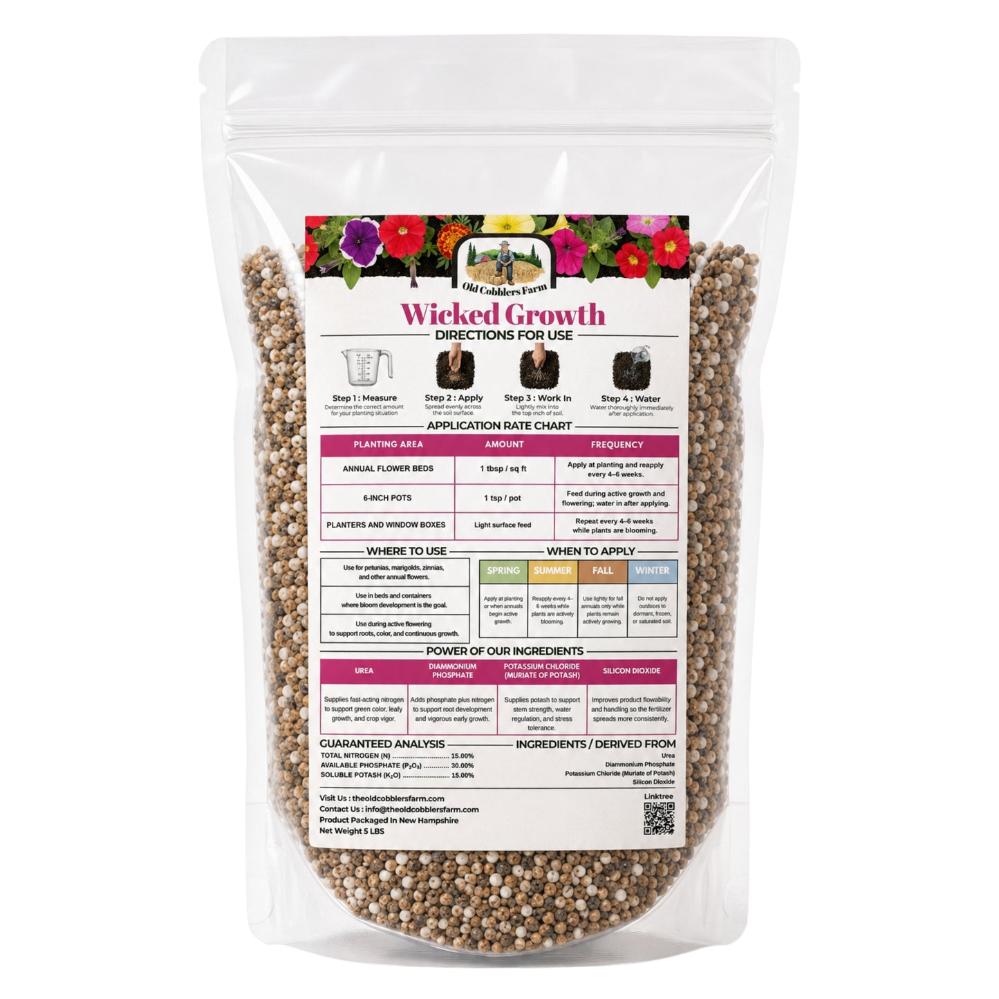 Wicked Growth Annual Flowers Fertilizer