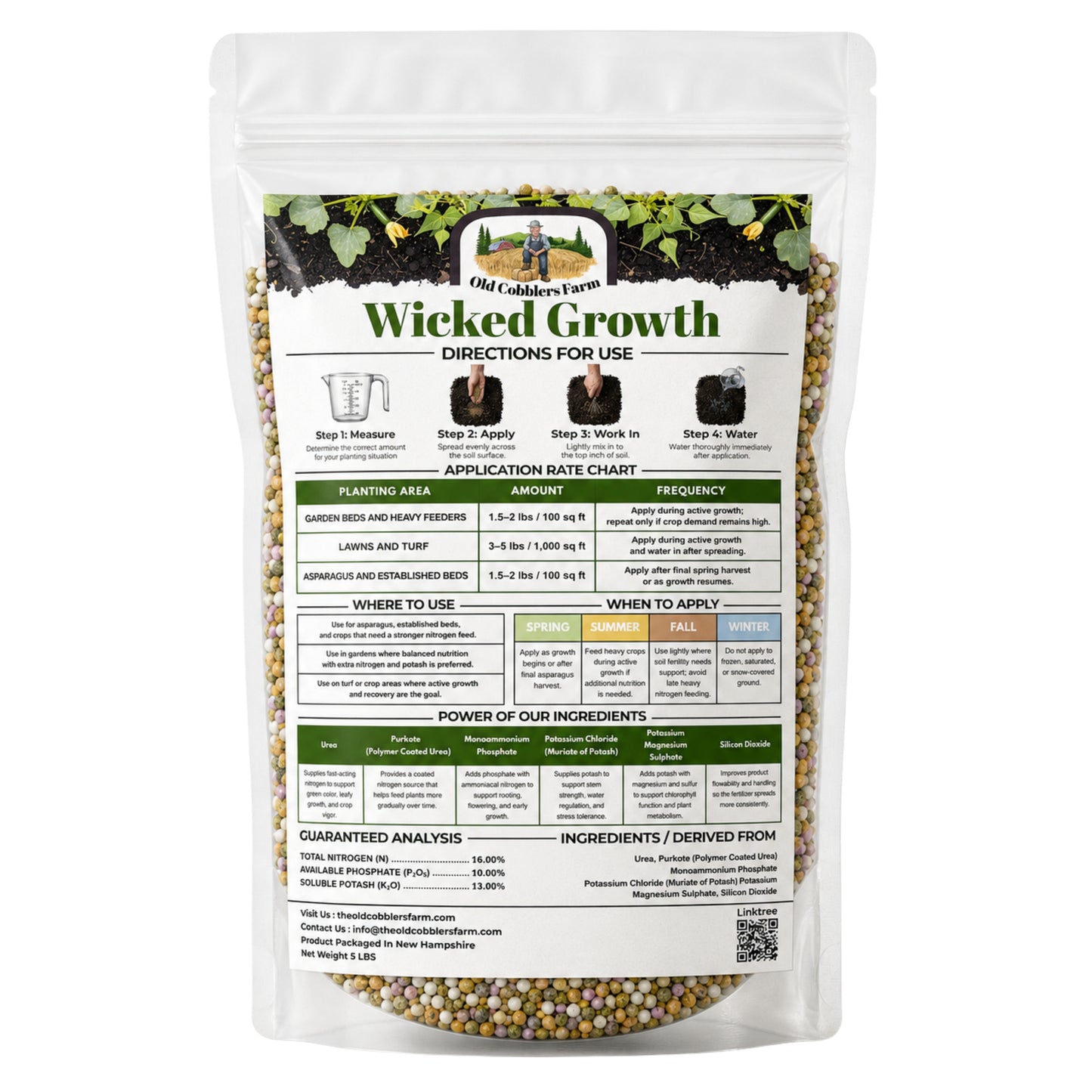 Wicked Growth Asparagus Fertilizer