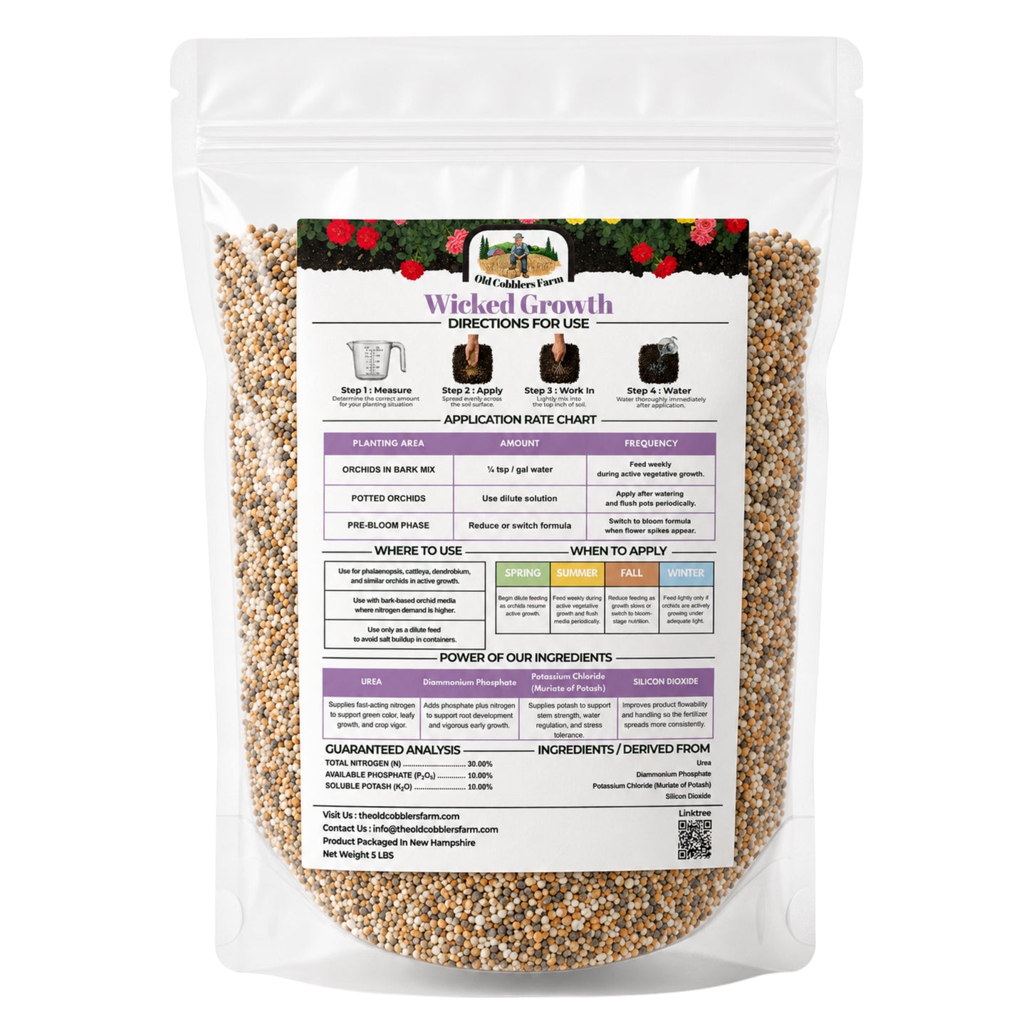 Wicked Growth Orchids Fertilizer