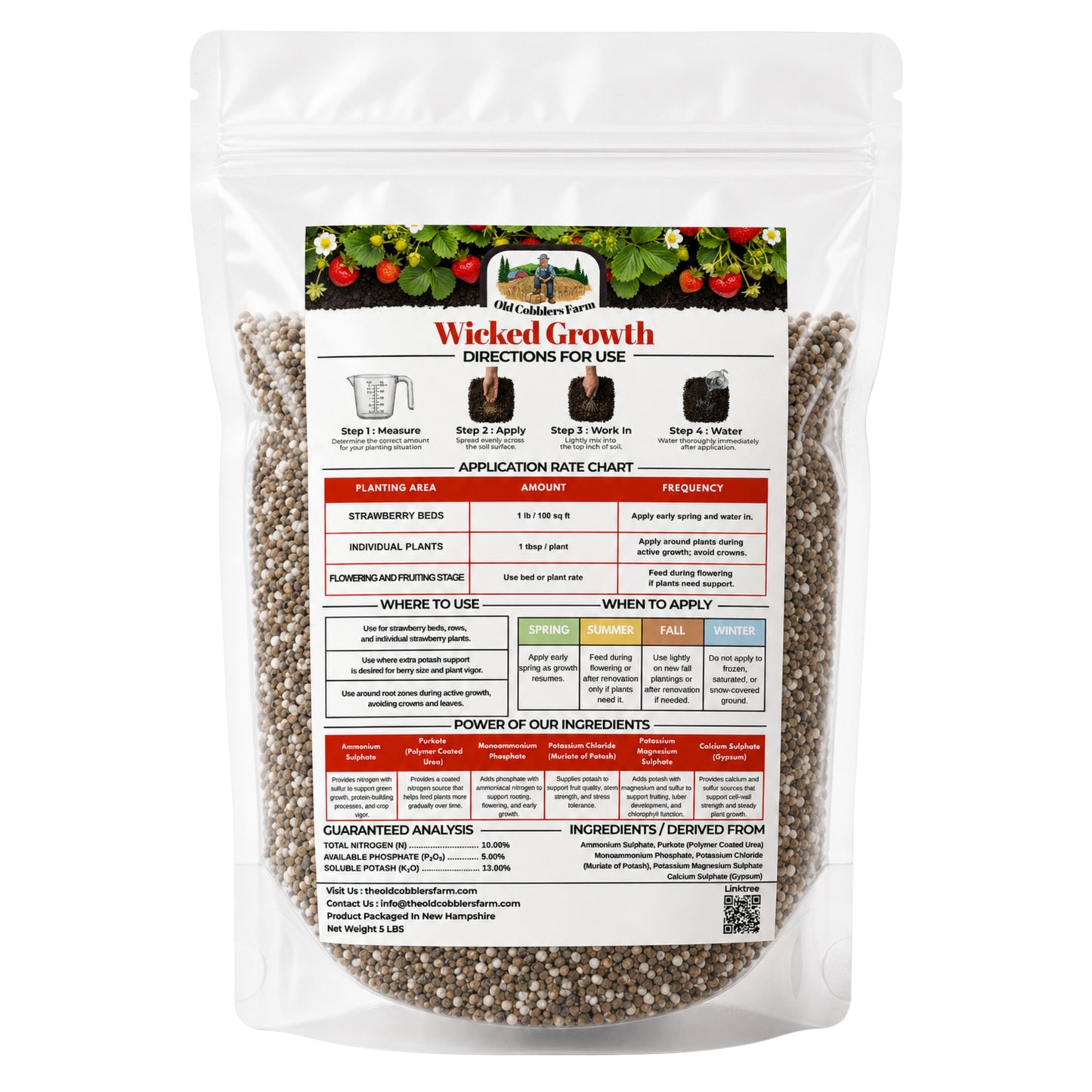 Wicked Growth Strawberry Fertilizer
