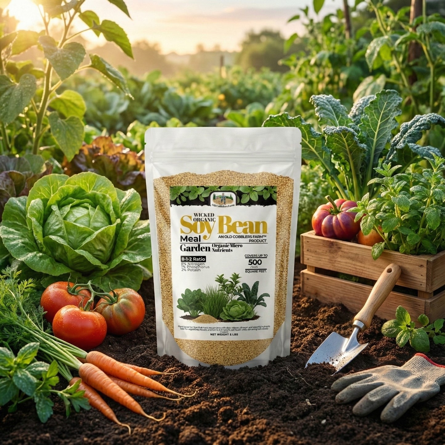 Wicked Organics Soy Bean Meal Fertilizer