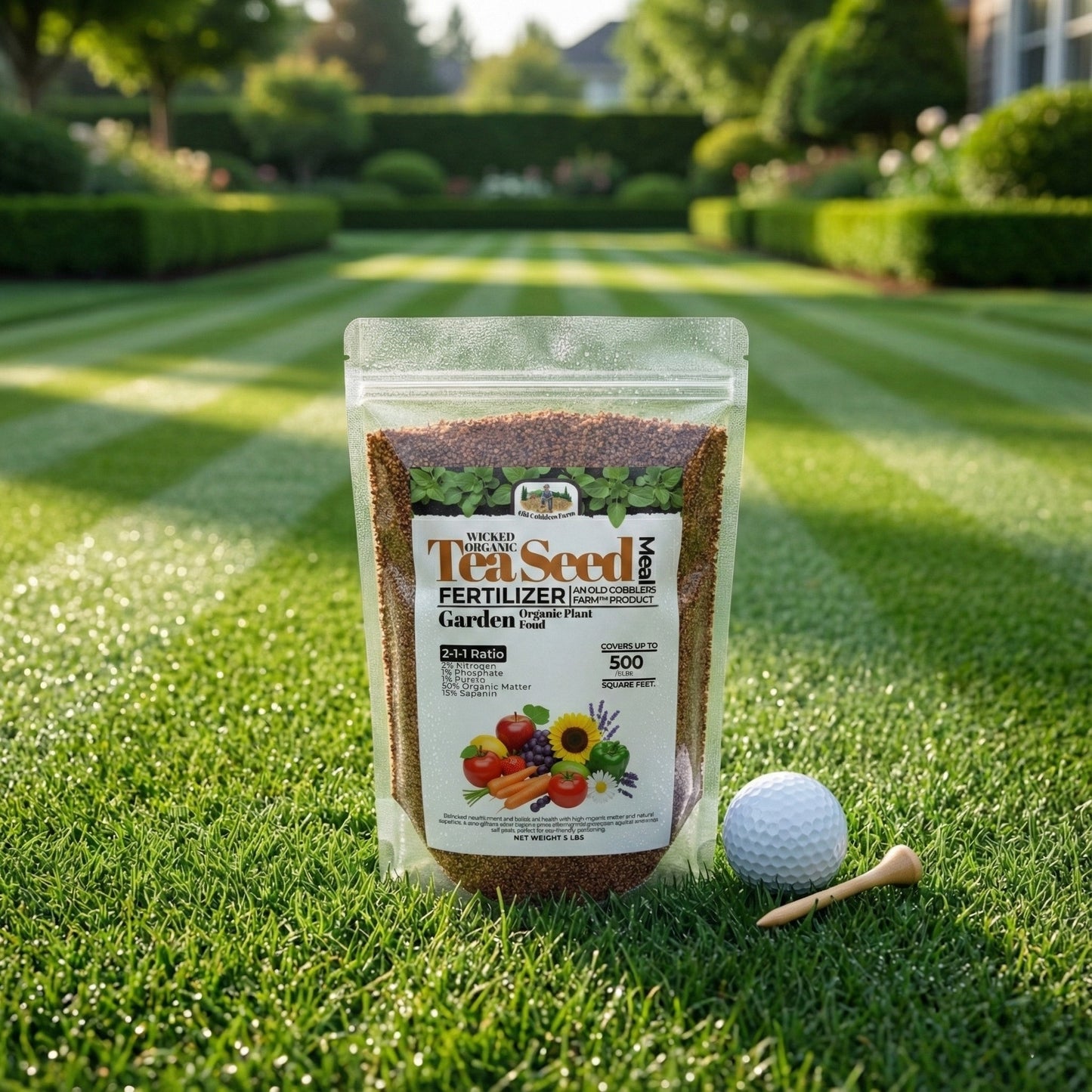 Wicked Organics Tea Seed Meal Fertilizer