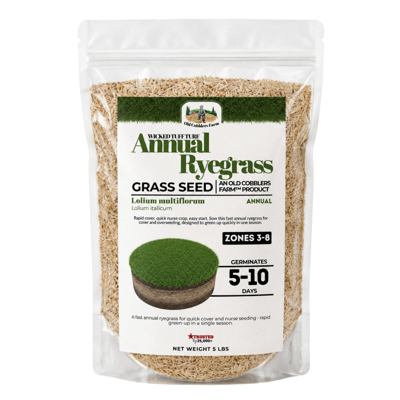 Wicked Tuff Turf Annual Ryegrass Seed - Old Cobblers Farm