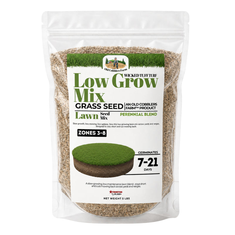 Wicked Tuff Turf Low Grow Seed Mix - Old Cobblers Farm