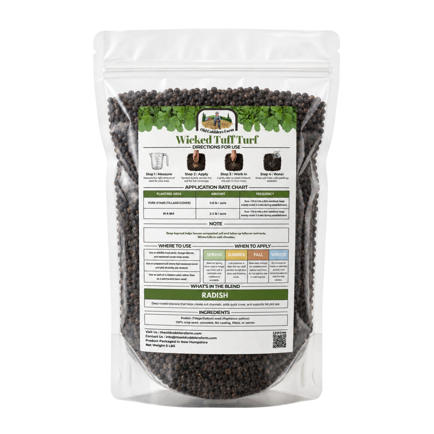 Wicked Tuff Turf Radish Seed