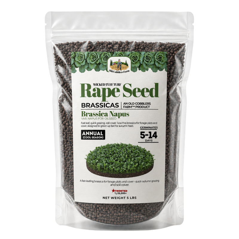 Wicked Tuff Turf Rape Seed - Old Cobblers Farm