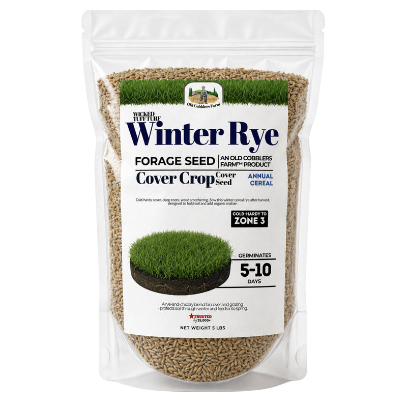 Wicked Tuff Turf Winter Rye Grass Seed - Old Cobblers Farm
