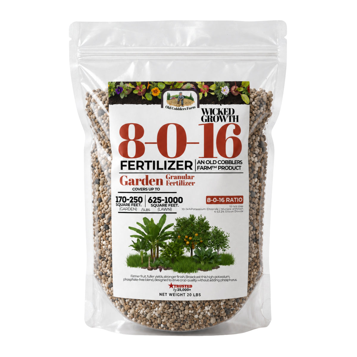 Wicked Growth 8-0-16 Fertilizer
