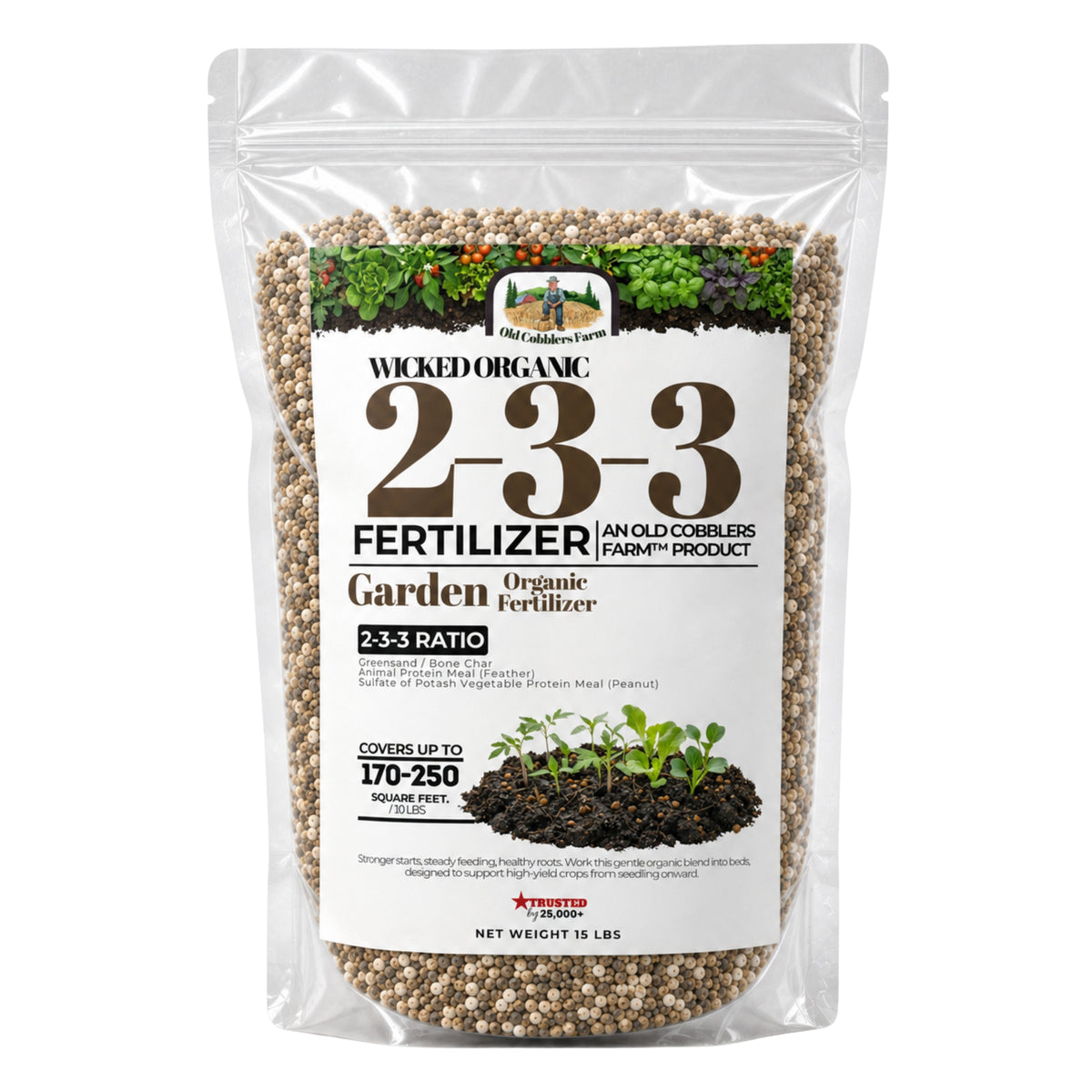 Wicked Organics 2-3-3 Fertilizer