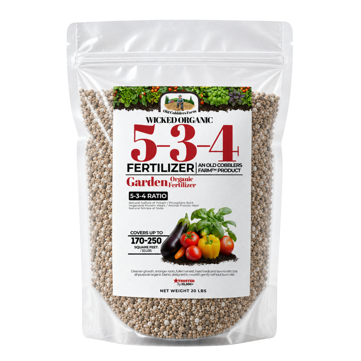 Wicked Organics 5-3-4 Fertilizer