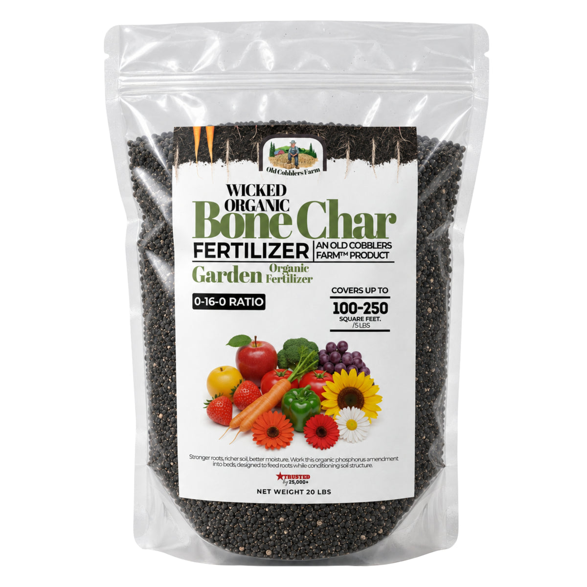 Wicked Organics Bone Char Fertilizer
