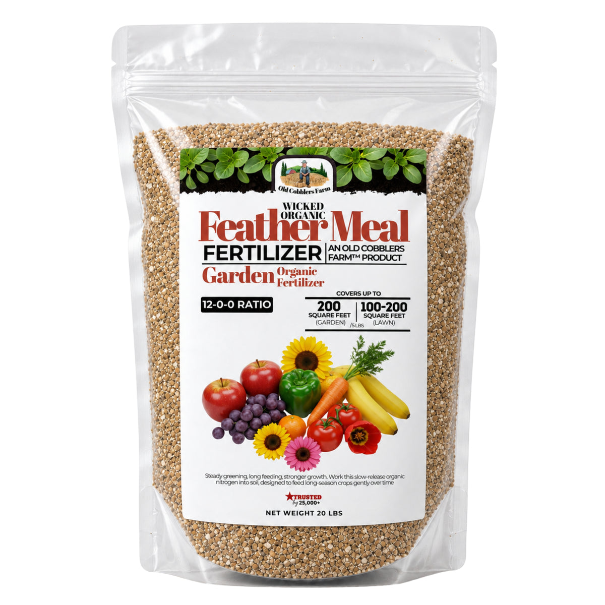 Wicked Organics Feather Meal Fertilizer