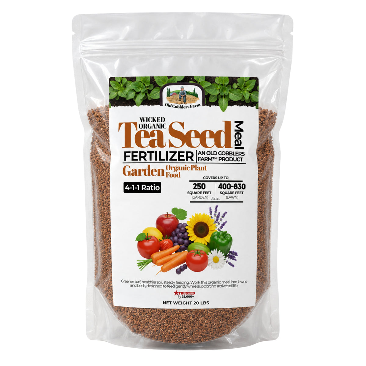 Wicked Organics Tea Seed Meal Fertilizer
