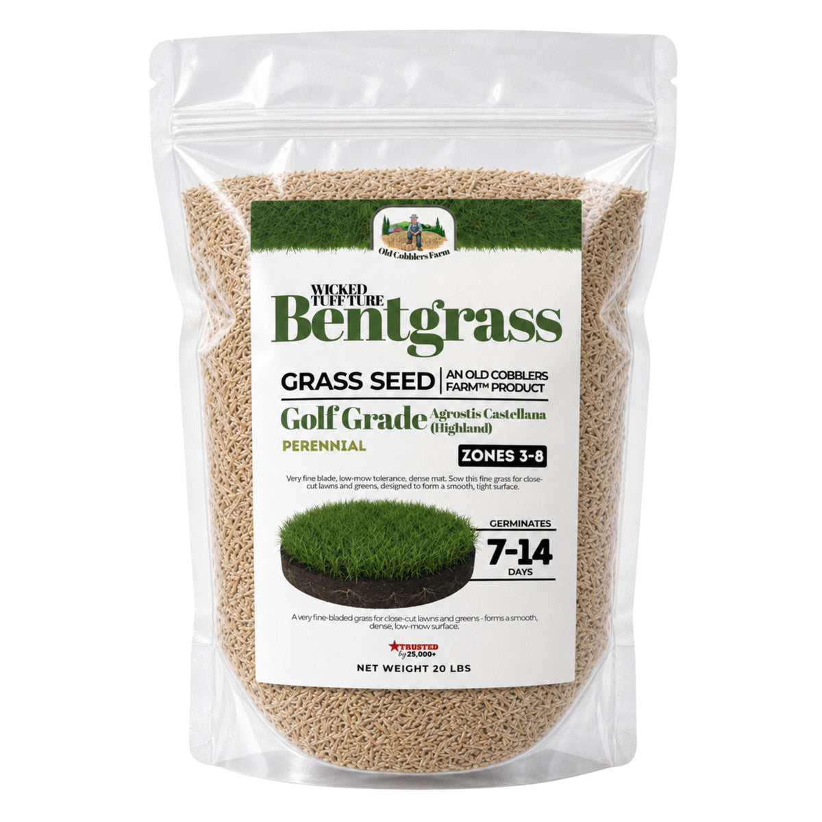 Wicked Tuff Turf Bentgrass Seed