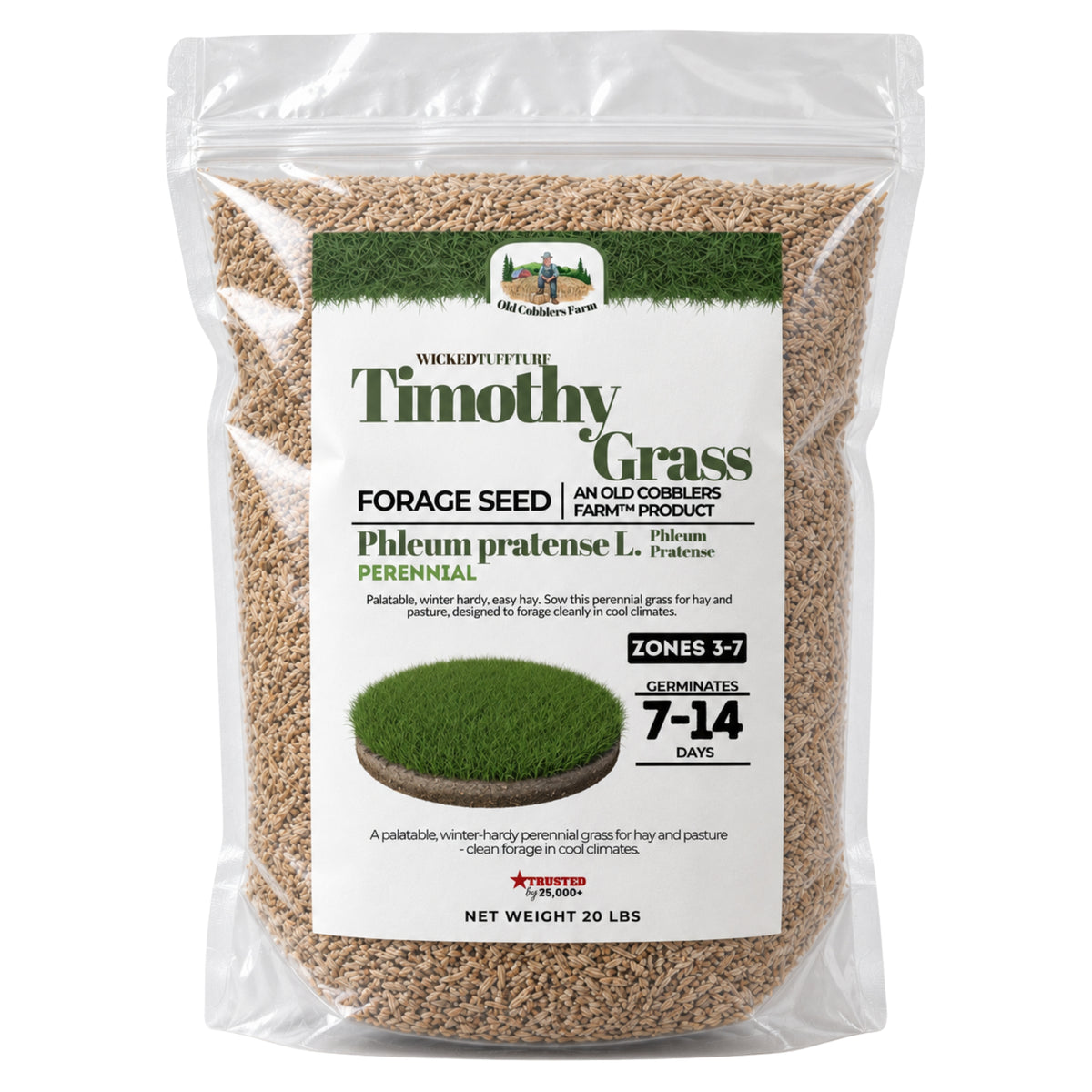 Wicked Tuff Turf Timothy Grass Seed