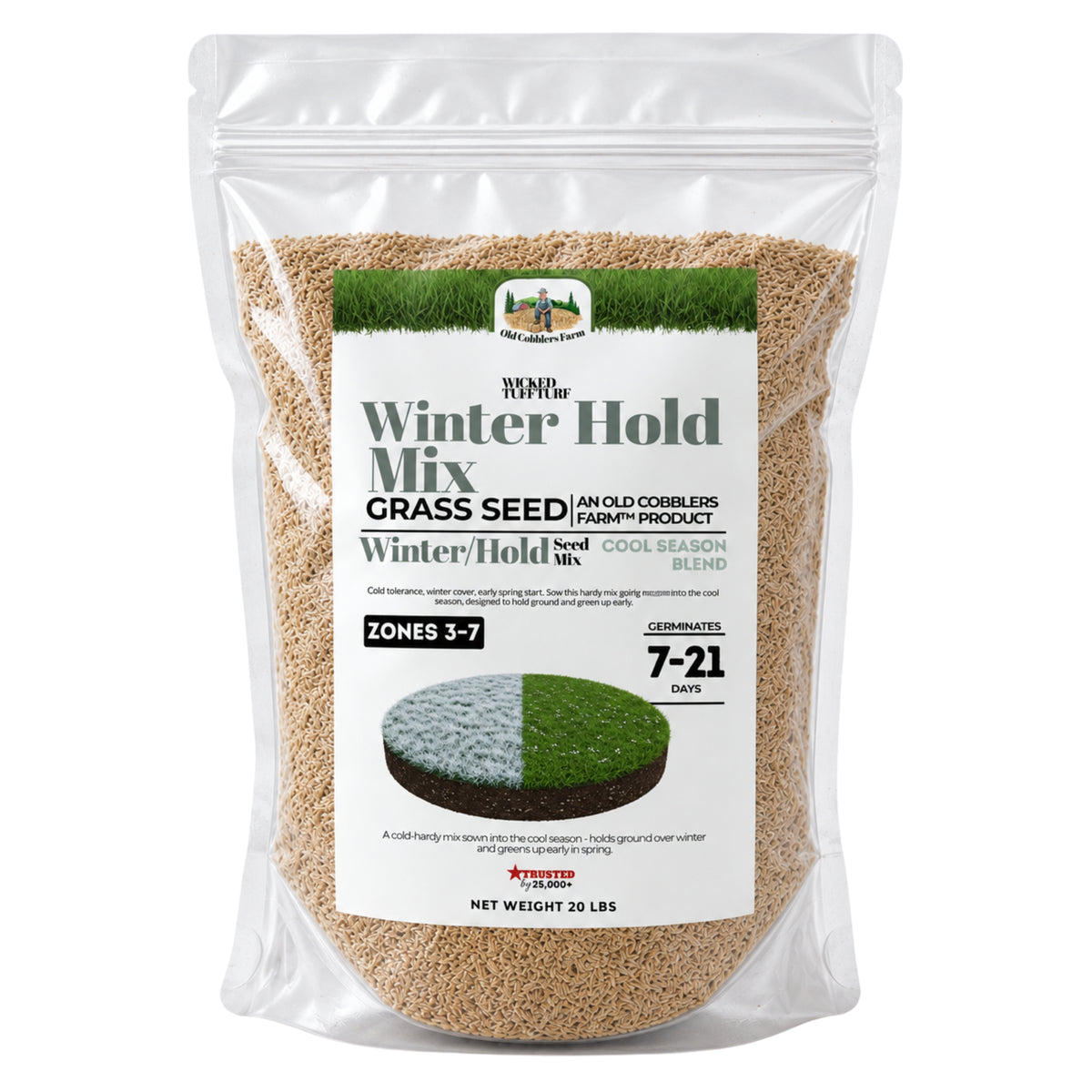 Wicked Tuff Turf Winter Hold Seed Mix