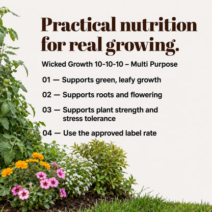 Wicked Growth 10-10-10 Fertilizer