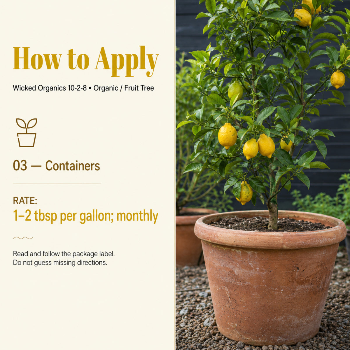 Wicked Organics 10-2-8 Fertilizer