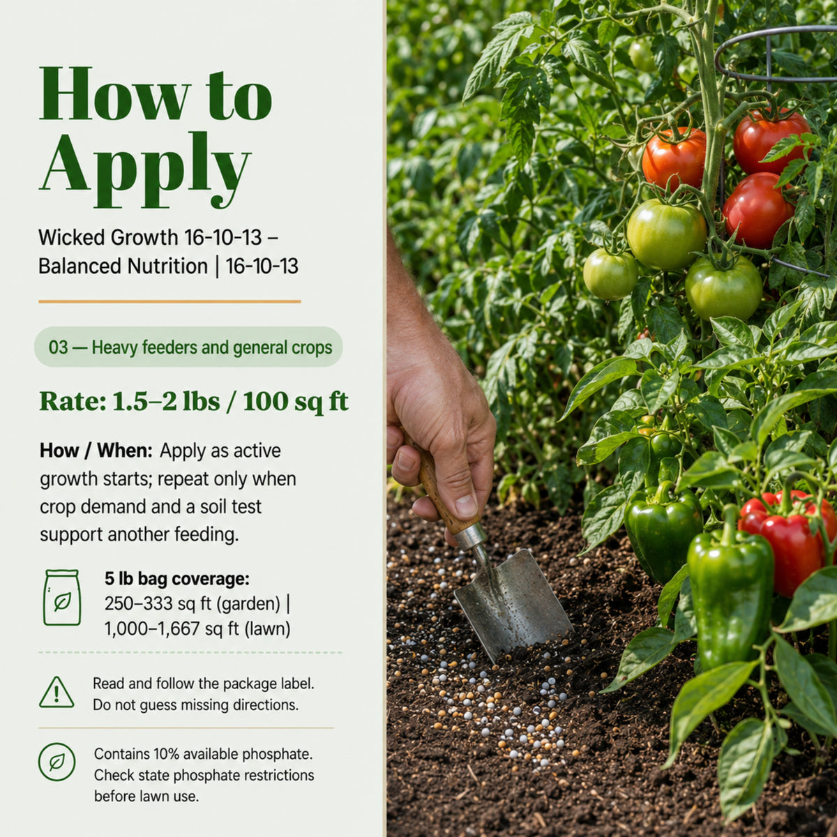 Wicked Growth 16-10-13 – Balanced Nutrition Fertilizer