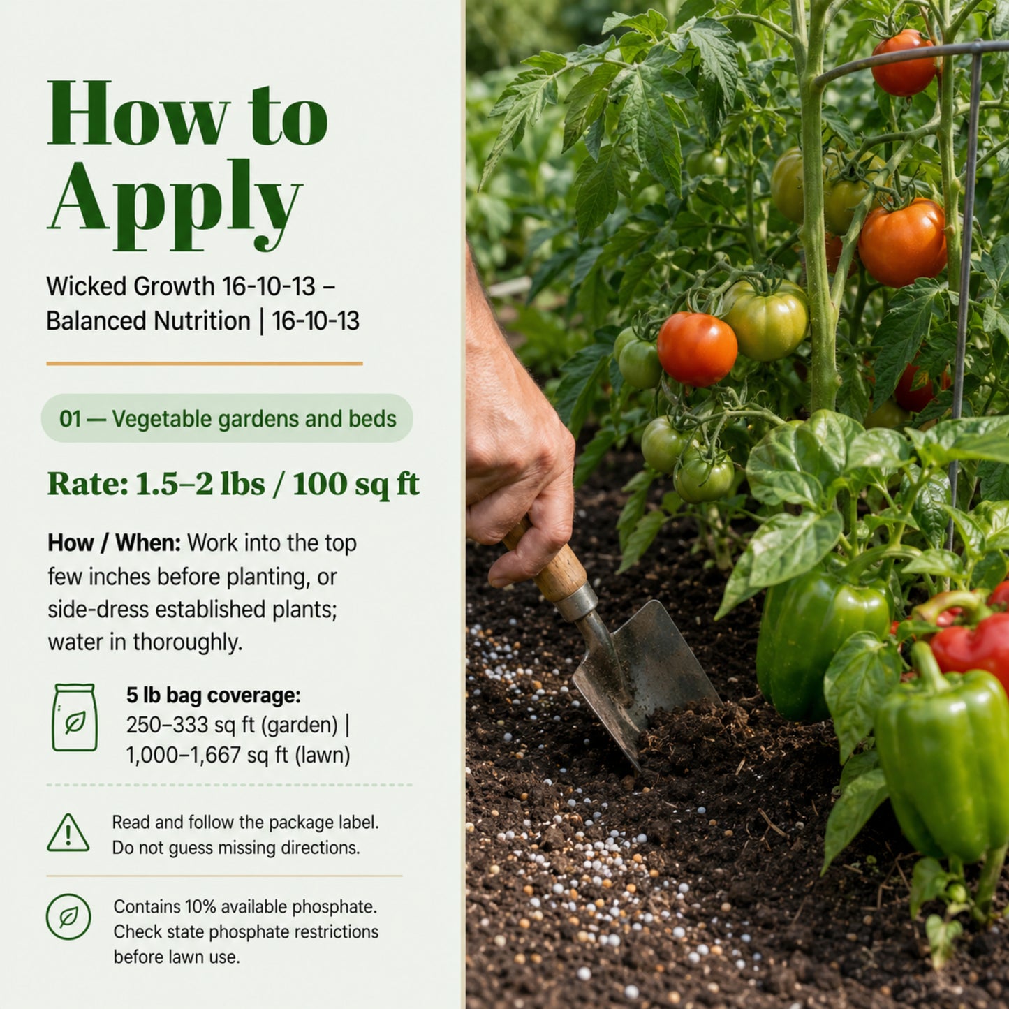 Wicked Growth 16-10-13 – Balanced Nutrition Fertilizer