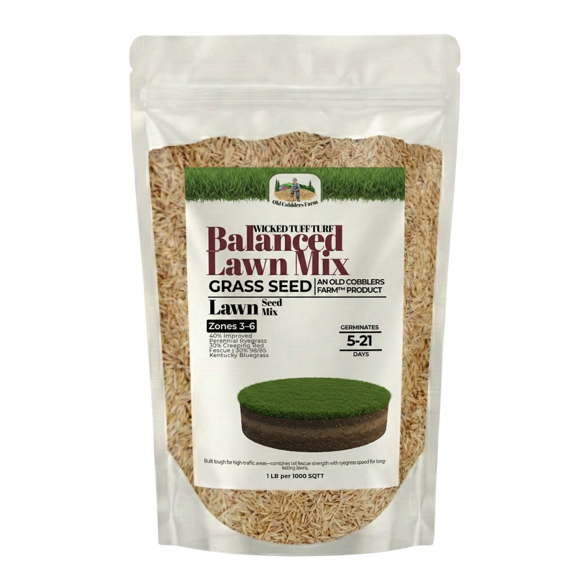 Old Cobblers Farm™ Wicked Tuff Turf Balance Lawn Mix