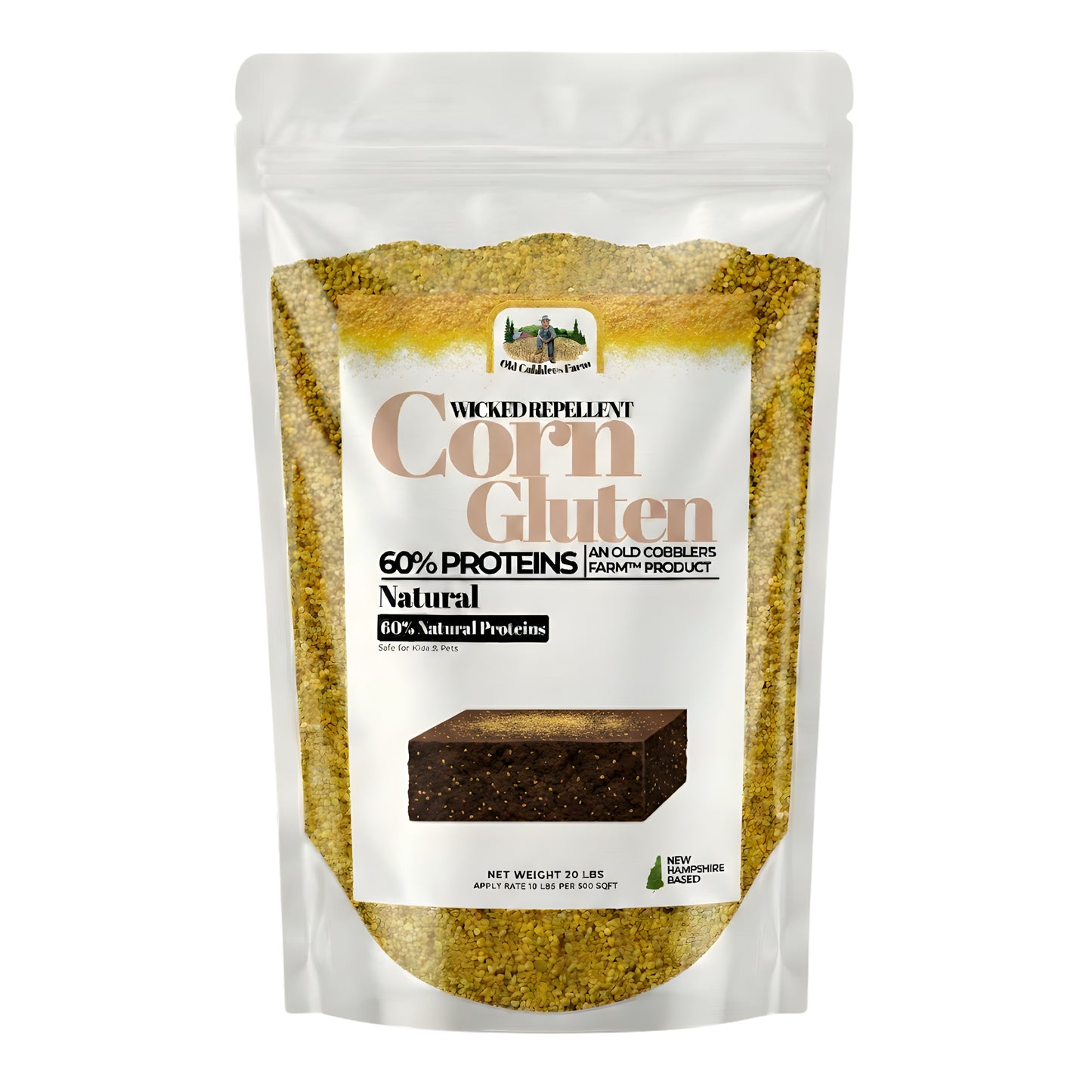 Old Cobblers Farm™ Wicked Repellant Corn Gluten All-Natural Weed Prevention