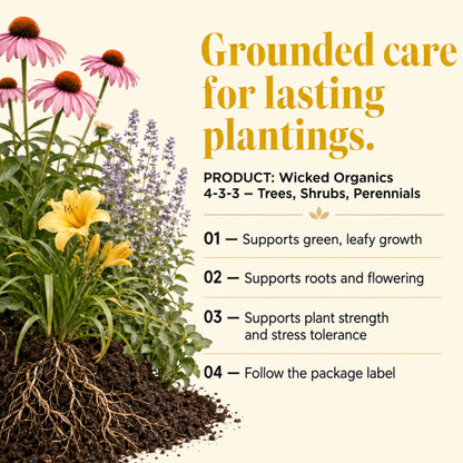 Wicked Organics 4-3-3 Fertilizer