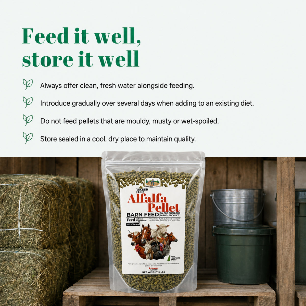 Wicked Feed Alfalfa Pellets