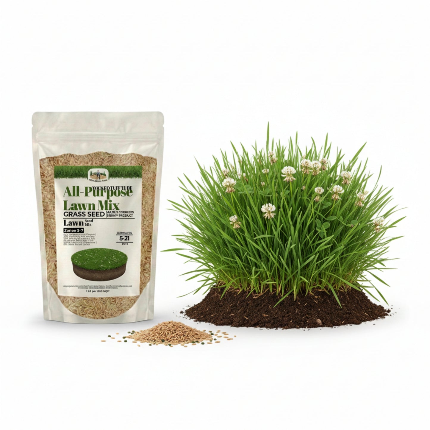 Wicked Tuff Turf All Purpose Lawn Mix Seed - VT Conservation Mix