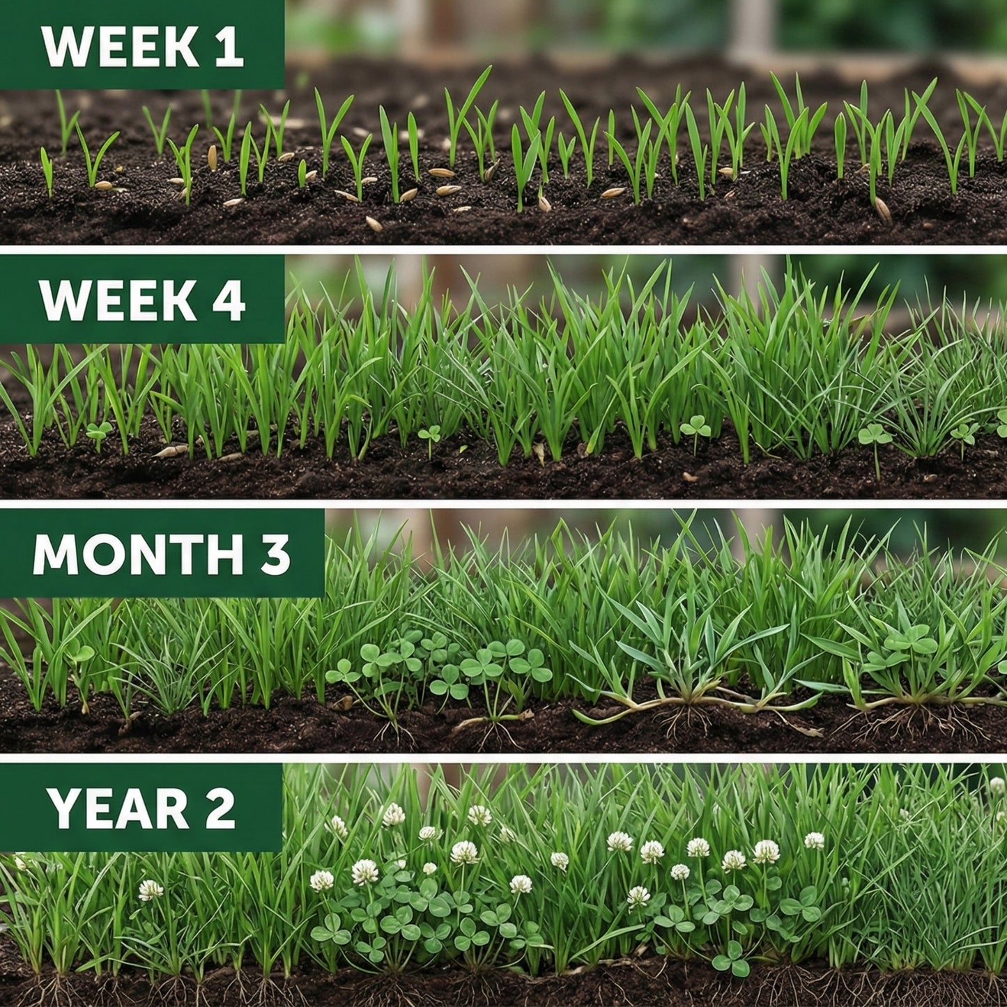 Wicked Tuff Turf All Purpose Lawn Mix Seed - VT Conservation Mix