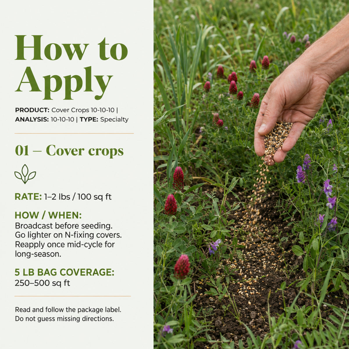 Wicked Growth Cover Crops Fertilizer