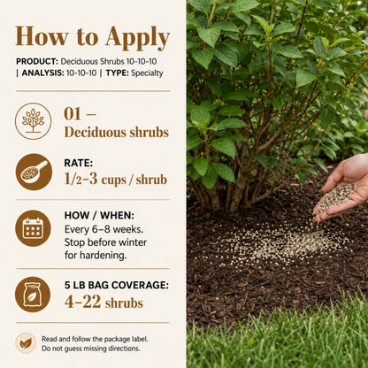 Wicked Growth Deciduous Shrubs Fertilizer
