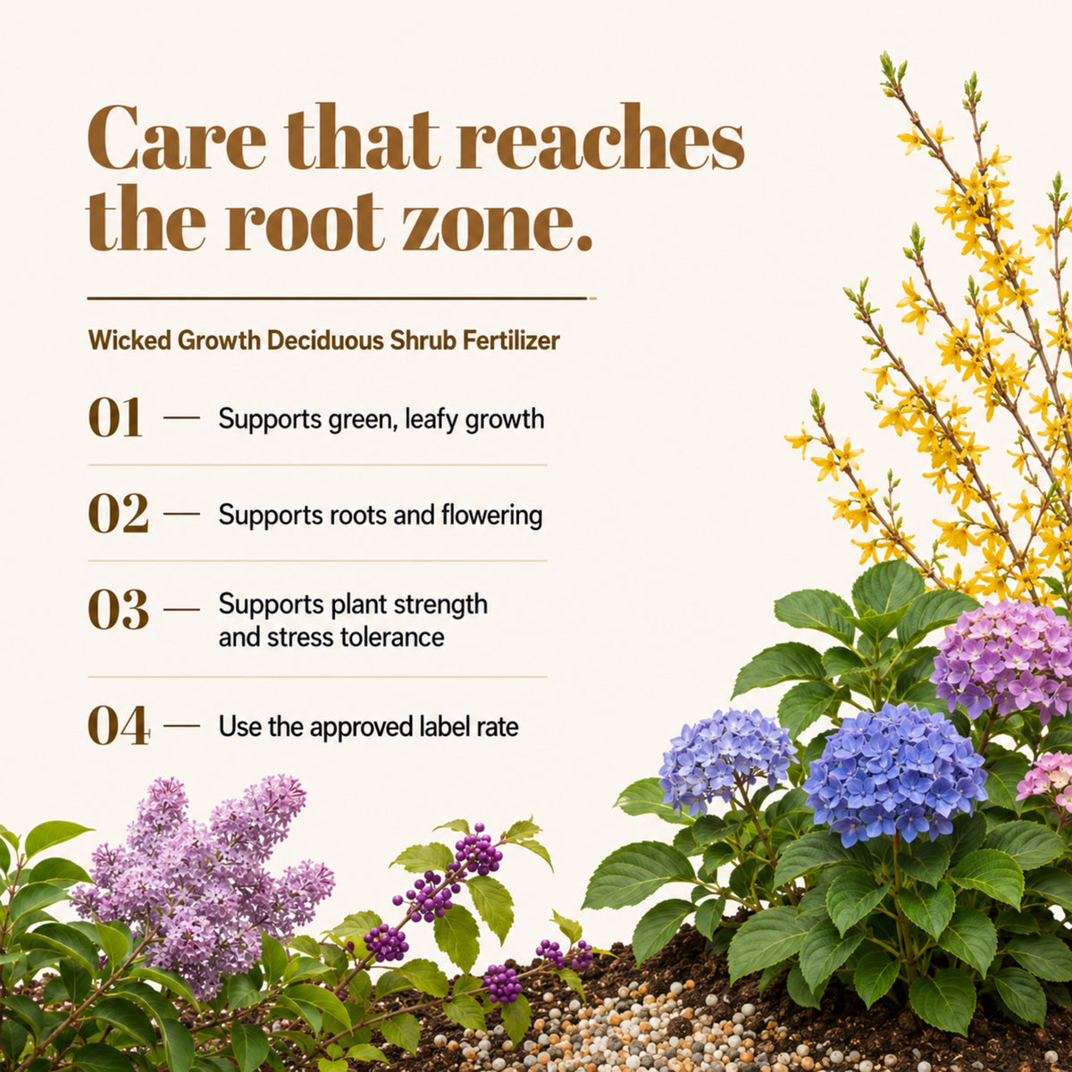 Wicked Growth Deciduous Shrubs Fertilizer
