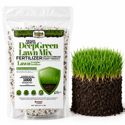 Wicked Growth Deep Green Lawn Mix 20-0-12 Fertilizer