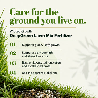 Wicked Growth Deep Green Lawn Mix 20-0-12 Fertilizer
