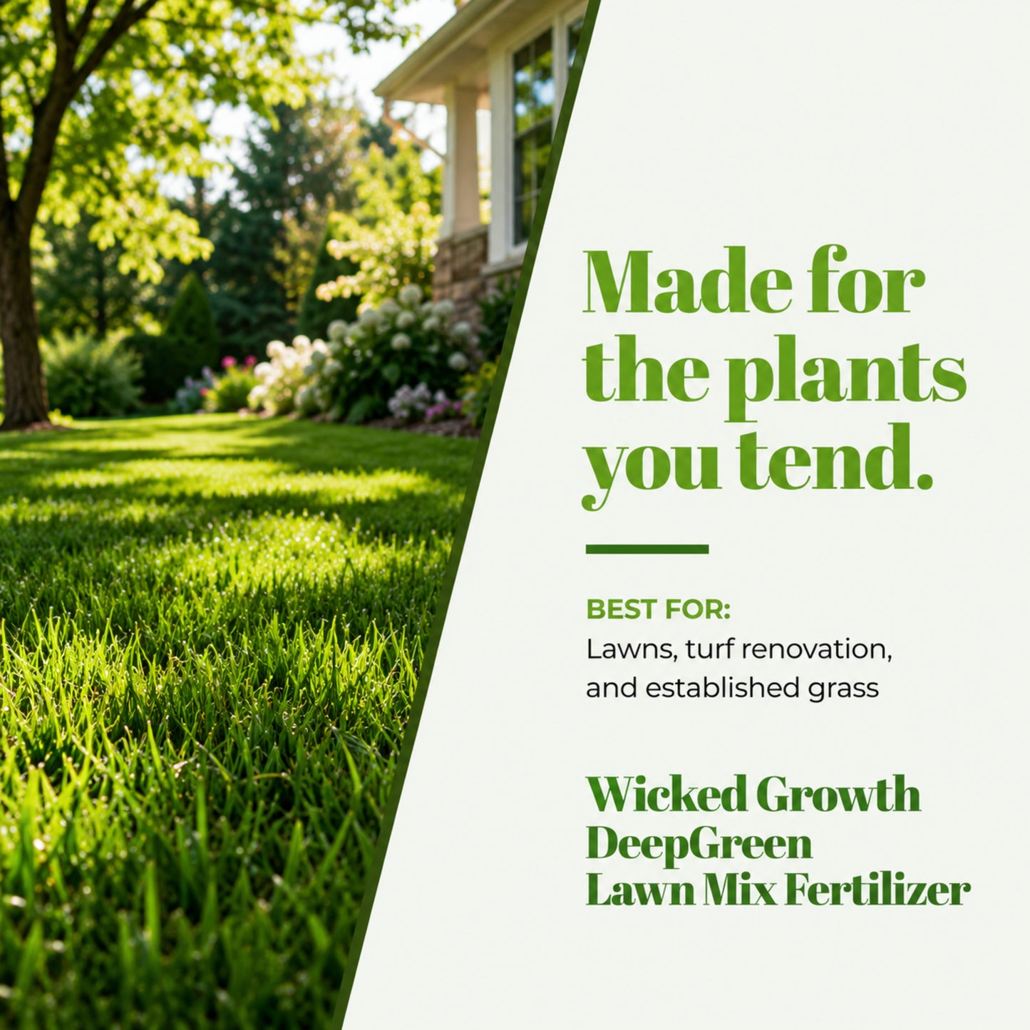 Wicked Growth Deep Green Lawn Mix 20-0-12 Fertilizer