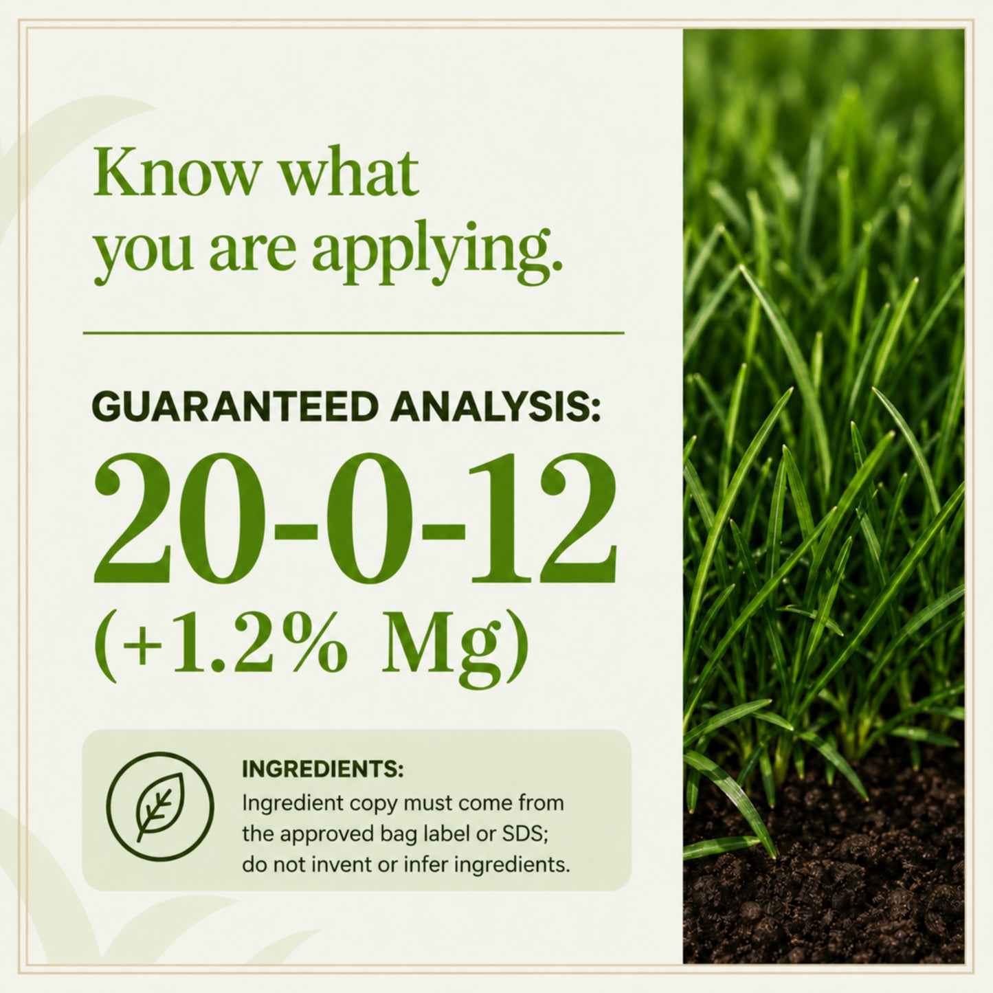 Wicked Growth Deep Green Lawn Mix 20-0-12 Fertilizer