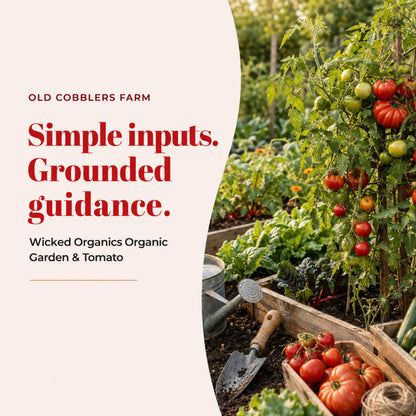 Wicked Organics Garden and Tomato Fertilizer