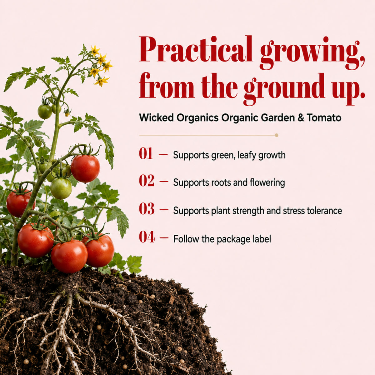 Wicked Organics Garden and Tomato Fertilizer