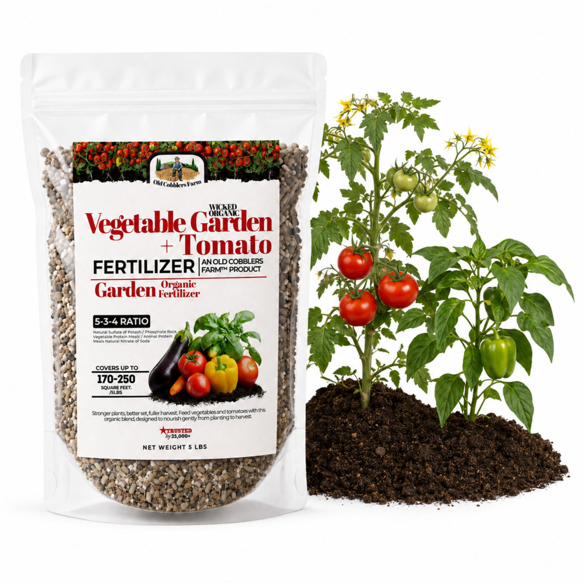 Wicked Organics Garden and Tomato Fertilizer