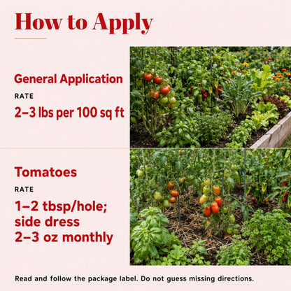 Wicked Organics Garden and Tomato Fertilizer
