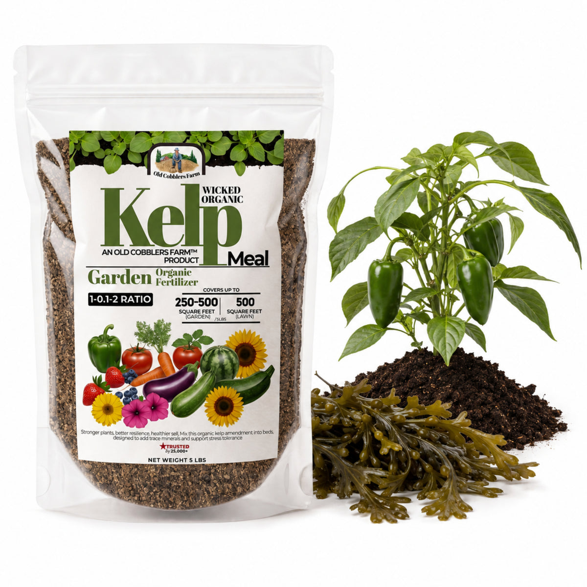 Wicked Organics Kelp Meal Fertilizer