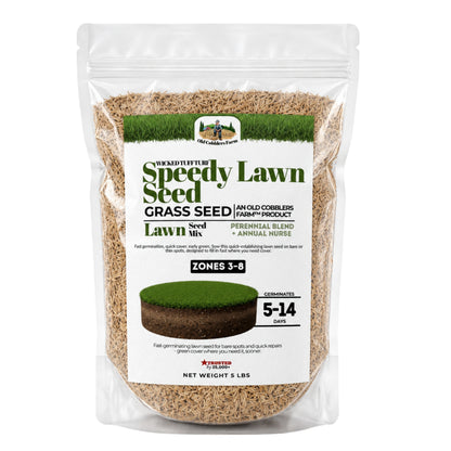 Wicked Tuff Turf Speedy Lawn Seed - Old Cobblers Farm