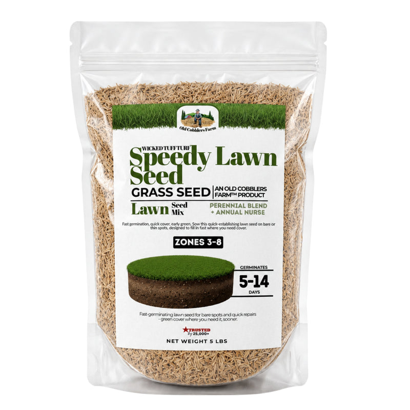 Wicked Tuff Turf Speedy Lawn Seed - Old Cobblers Farm